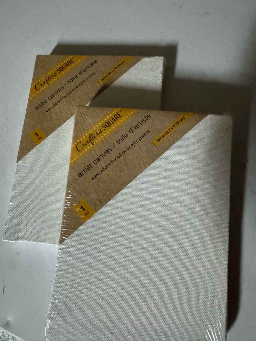 Crafter's Square Artist Canvas - White (2 Pack) (CL-3)